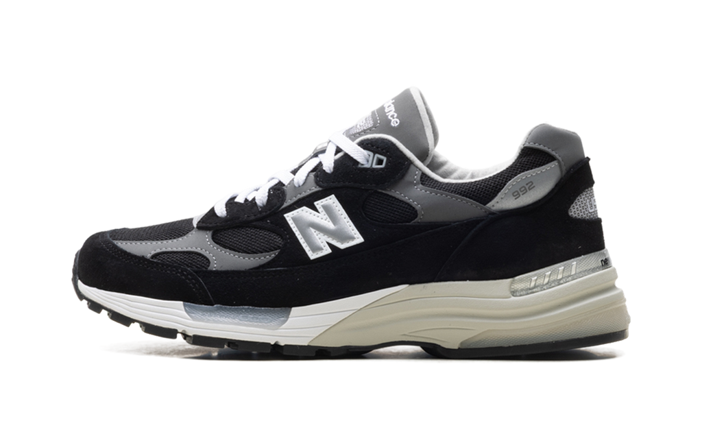New Balance 992 Made in USA "Black Grey" Sneakers