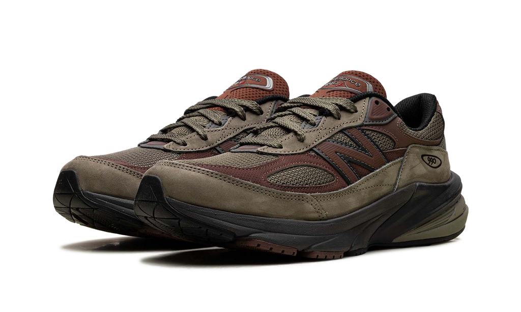 New Balance 990v6 Made in USA "Dark Camo/Rich Oak" Sneakers