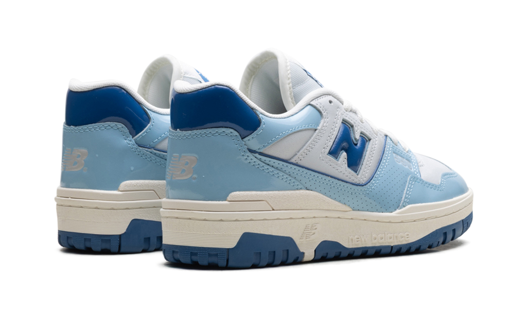 New Balance 550 "Patent - White/Powder Blue" Sneakers