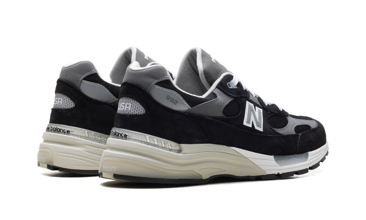 New Balance 992 Made in USA "Black Grey" Sneakers