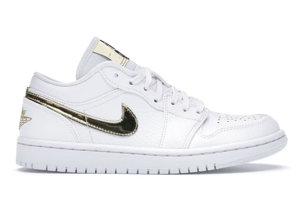 Air Jordan 1 Low White Metallic Gold (Women's) - US W 8.5 - New - Other - catalog main image